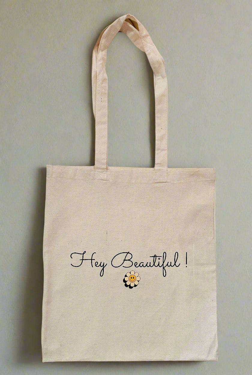 Cotton Tote Bag - Self-love message